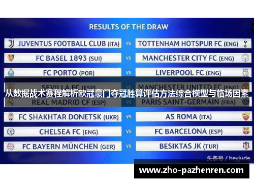 从数据战术赛程解析欧冠豪门夺冠胜算评估方法综合模型与临场因素 从数据战术赛程解析欧冠豪门夺冠胜算评估方法综合模型与临场因素
