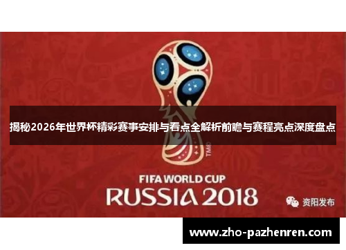 揭秘2026年世界杯精彩赛事安排与看点全解析前瞻与赛程亮点深度盘点